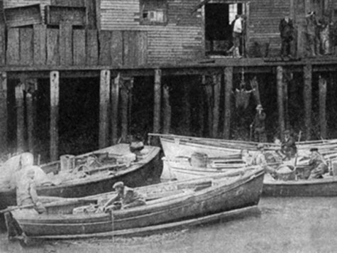 Hampton Boats in Portland, Maine, Circa 1925